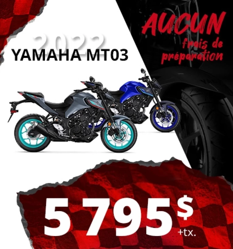 Yamaha MT03 2022 Neuf