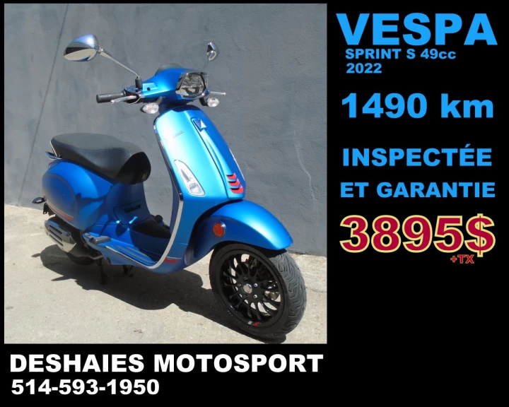 2022 Vespa Sprint 50 