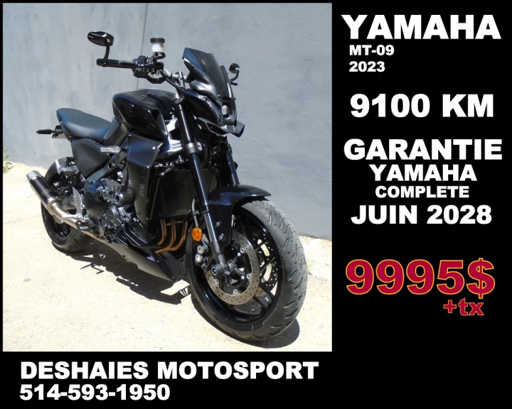 2023 Yamaha MT-09 