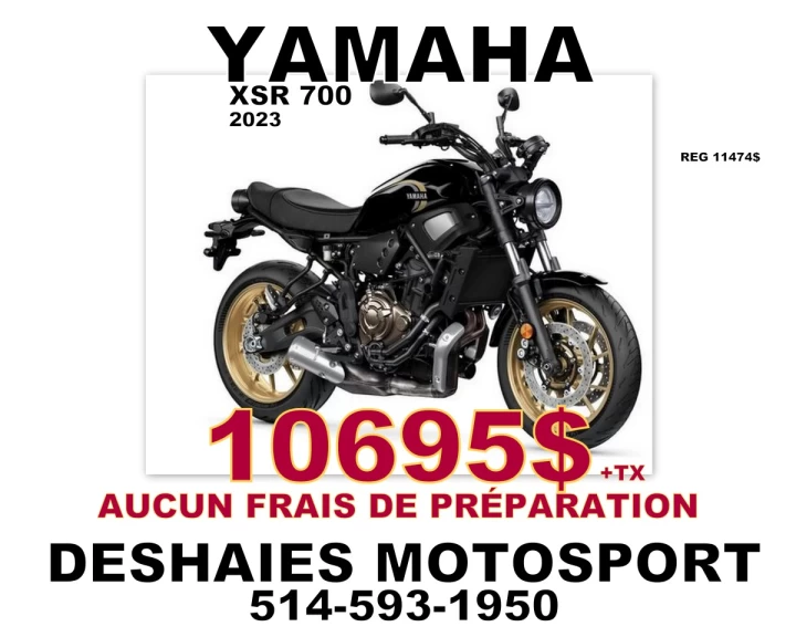 2023 Yamaha XSR700 