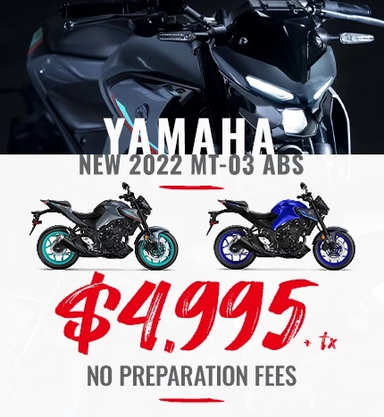 New 2022 Yamaha MT03 2022