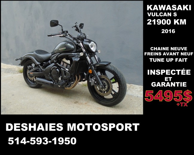 Kawasaki Vulcan S 650 - 2016